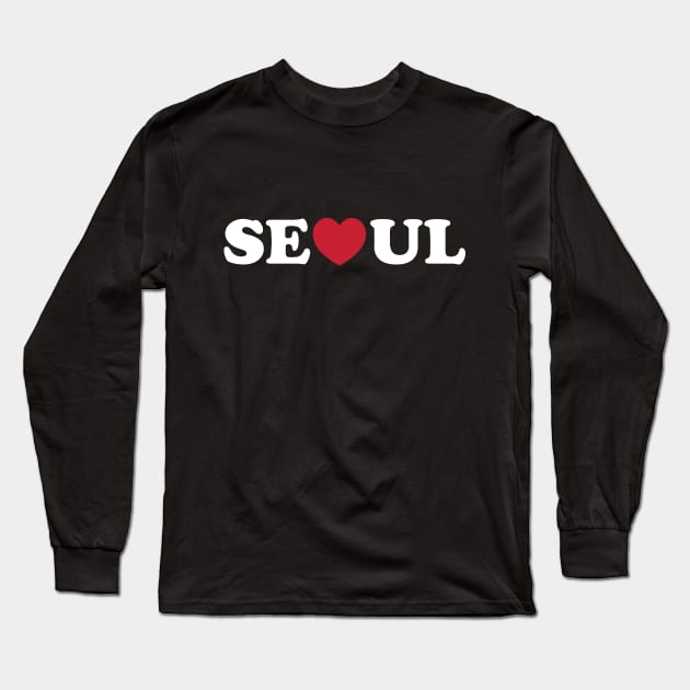 Seoul Love Heart Long Sleeve T-Shirt by tinybiscuits